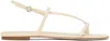 Aeyde Off-white Ella Leather Toe-post Sandals