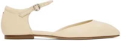 Aeyde Off-white Miri Loafers In Creamy