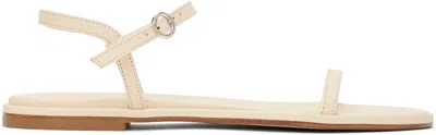Aeyde Off-white Nettie Leather Sandals