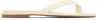 Aeyde Ivory Nappa Leather Cross Breed Lamb Leather Flats In Multi