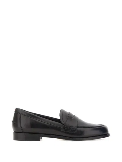 Aeyde Oscar Leather Loafers In Black