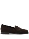 Aeyde Oscar Suede Loafers In Multi