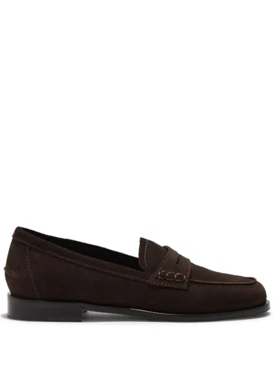 Aeyde Oscar Loafers In Brown