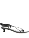 Aeyde Paige Nappa Leather Sandals In Black