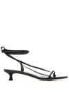 Aeyde Paige Nappa Leather Sandals In Black