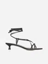 Aeyde Paige Nappa Leather Sandals In Black