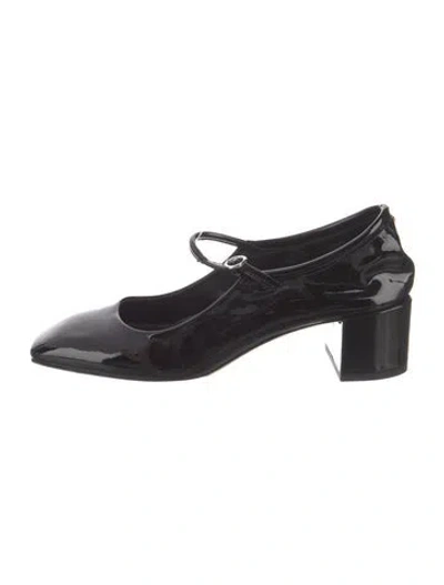Pre-owned Aeyde Patent Leather Pumps In Black