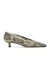 Aeyde Clara Snake-effect Pointed-toe Pumps In Animal Print