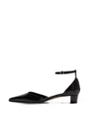 Aeyde Perrine Ankle-strap Pumps In Black