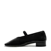 Aeyde Womens Pippa Block-heel Leather Ballet Flats Blac In Black