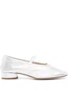 Aeyde Women's Pippa Nappa Leather Laminated In Silver