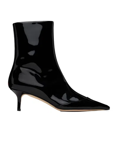 Aeyde Pointed Ankle Boots In Black