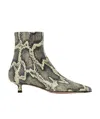 Aeyde Pointed Ankle Boots In Creamy
