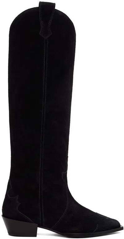 Aeyde Pointed Boots In Black
