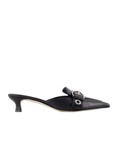 AEYDE AEYDE DANIELLE EYELET DETAILED MULES