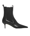 Aeyde Pointed Short Boots In Black
