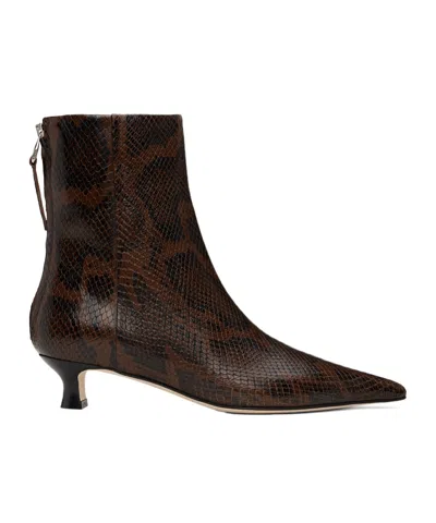 Aeyde Pointed Short Boots In Black