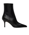 Aeyde Pointed Short Boots In Black