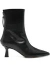 Aeyde Elina 55 Leather Ankle Boots In Multi