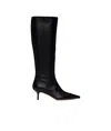 Aeyde Pointed Toe Boots In Black