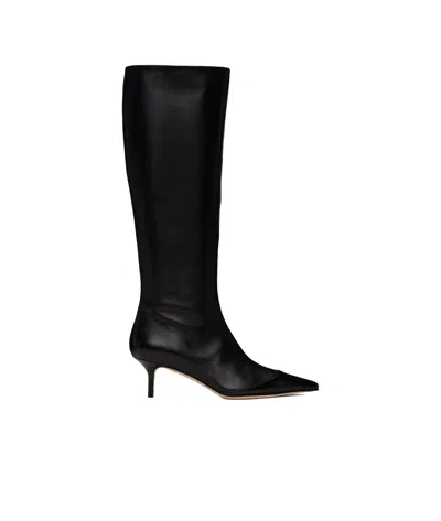 Aeyde Pointed Toe Boots In Black