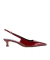Aeyde Pointed-toe Sandals In Red