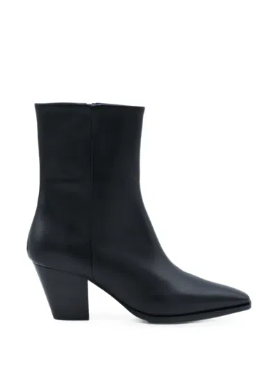 Aeyde Pointed-toe Ankle Boots In Black