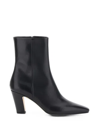 AEYDE POINTED-TOE LEATHER ANKLE BOOTS