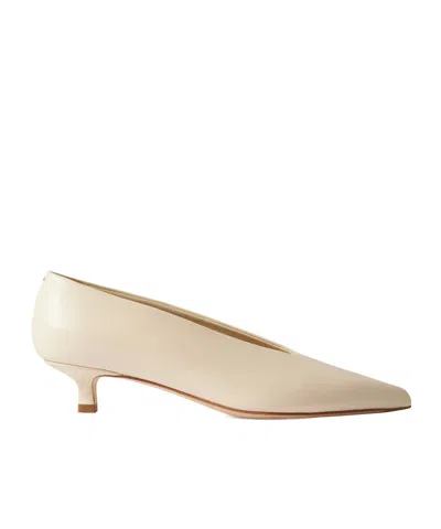 Aeyde Pointedtoe Lowheel Leather Shoes In Multi