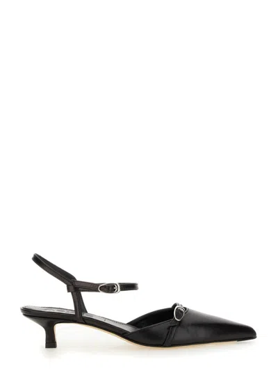 Aeyde Woman Pumps Black Size 7 Leather