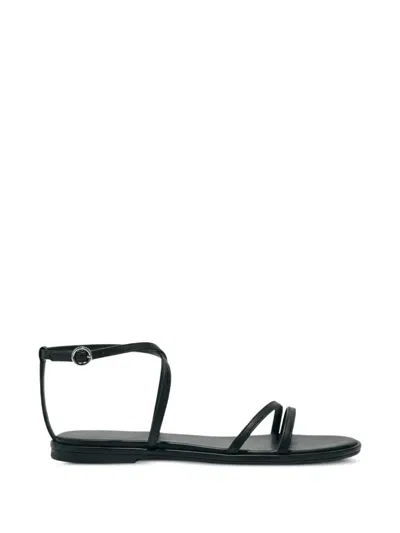 Aeyde Rabea Strappy Sandals In Black