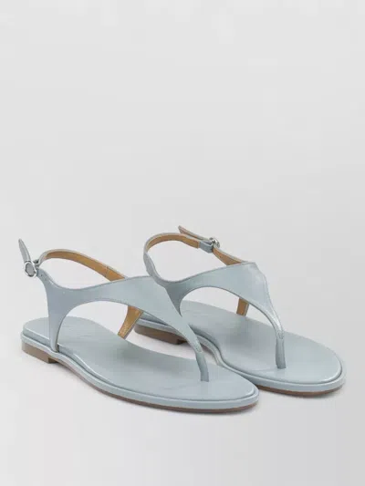 Aeyde Raine Flat Sandals Open Toe Straps In Blue