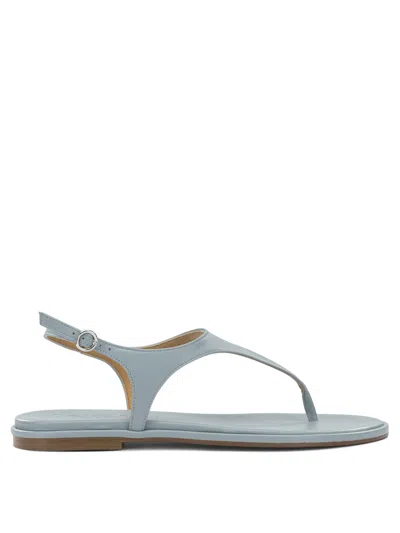 Aeyde Raine Light Blue Nappa Leather Cow Leather Low Sandals