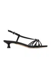 Aeyde Rhonda Mid-heel Sandals In Black