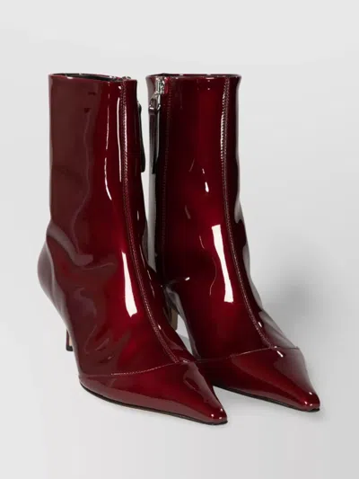 Aeyde "roe" Ankle Boots In Patent Leather