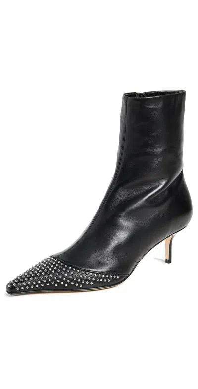 Aeyde Roe Mini Studs Heels Black