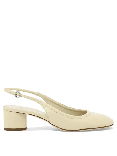 AEYDE ROMY HEELED SHOES WHITE