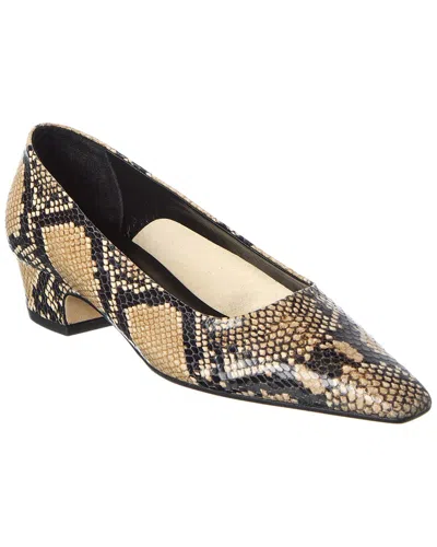 AEYDE RORY SNAKE-EMBOSSED PUMP