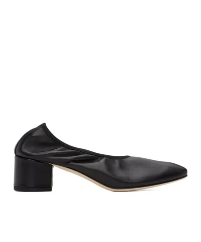 Aeyde Round Head High Heels In Black