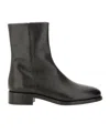 Aeyde Round-toe Chelsea Ankle Boots In Black