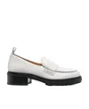 Aeyde Gray Ruth Loafers In White