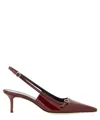 Aeyde Saba Patent Calf Leather Red Metallic Pumps Red Metallic In Red