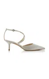 Aeyde Salome Satin Pumps In White
