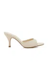 Aeyde Off-white Samia Stiletto Mule Heeled Sandals