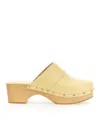 Aeyde Bibi Slides In Yellow