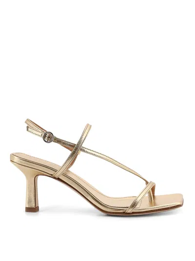 AEYDE GOLD SANDALS