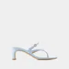 Aeyde Giselle Sandals -  - Leather - Blue In Blue