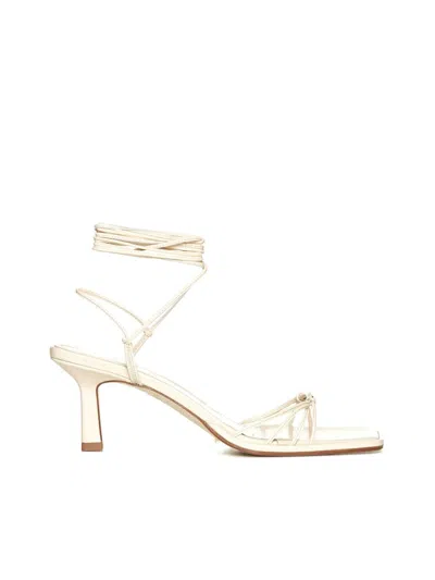 Aeyde Sandals In Yellow Cream