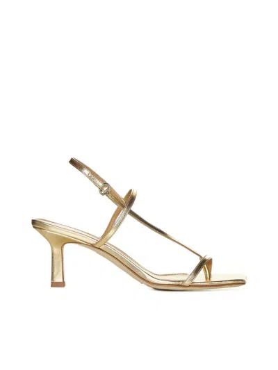 Aeyde Sandals In Gold
