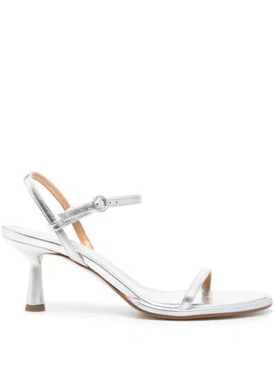 Aeyde Sandals In Silver